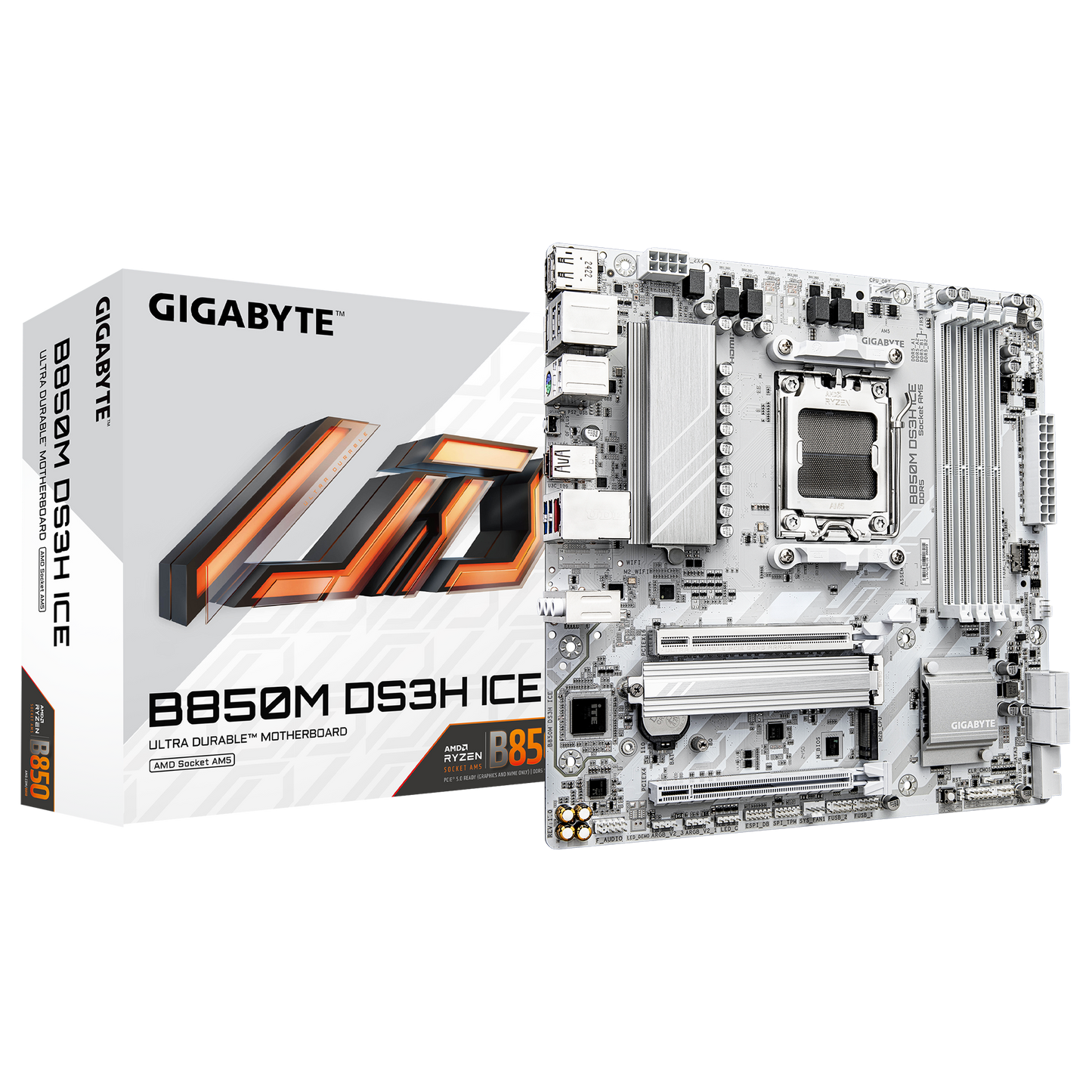 GIGABYTE B850M DS3H ICE