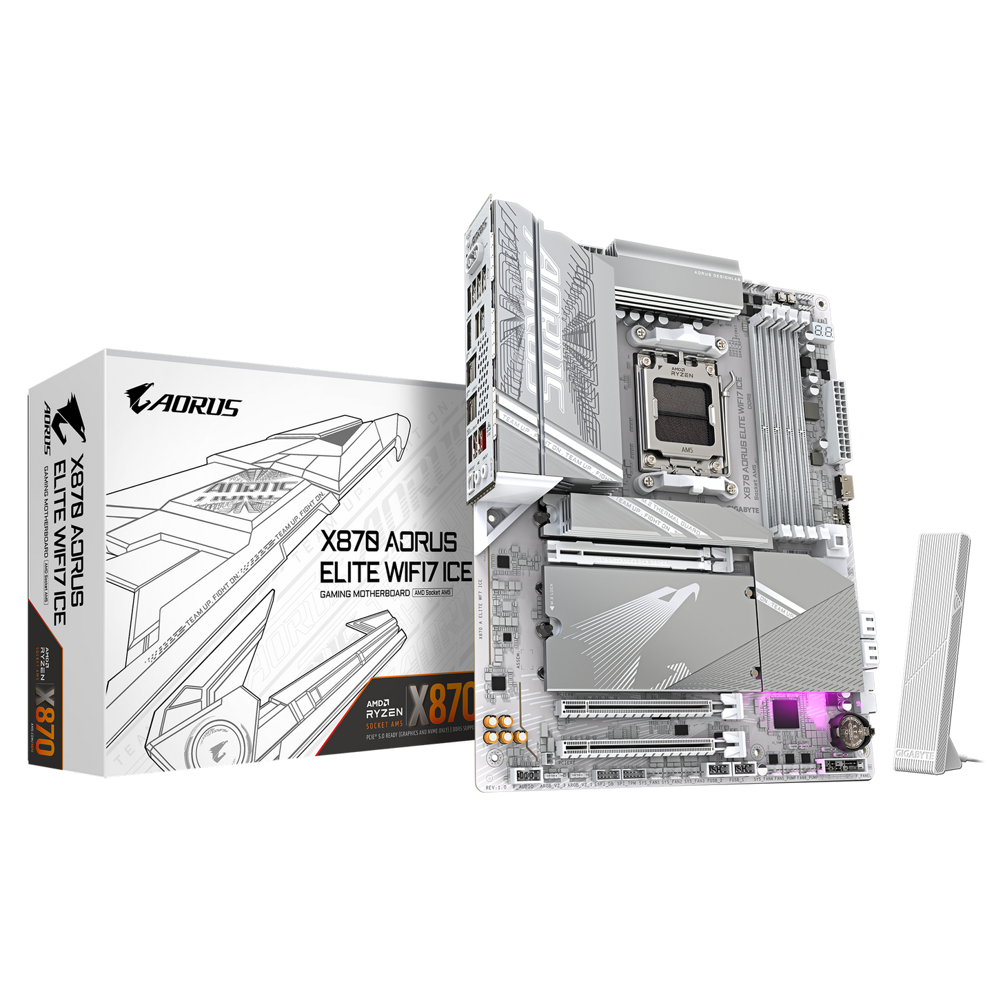 GIGABYTE AORUS ELITE X870 WIFI7 ICE