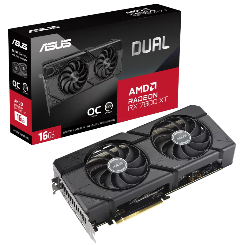 ASUS DUAL RX 7800XT 16GB OC