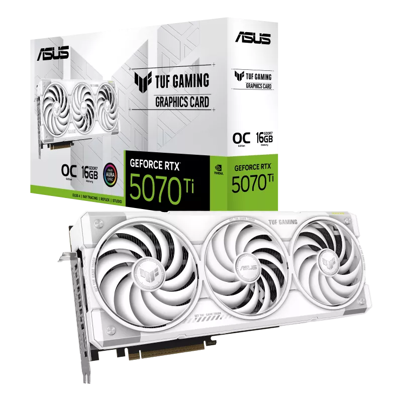 ASUS TUF GAMING RTX 5070TI 16GB OC WHITE
