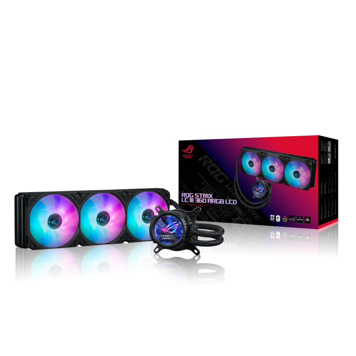 ASUS ROG STRIX LC III 360 LCD ARGB BLACK