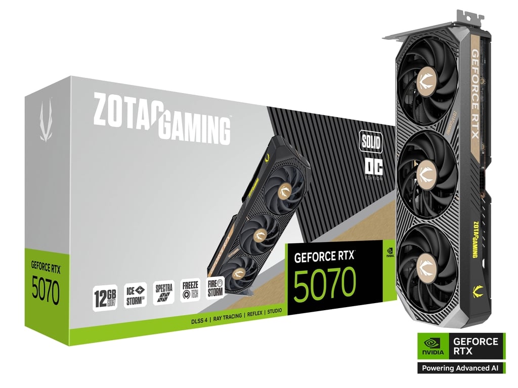 ZOTAC SOLID CORE RTX 5070 12GB OC