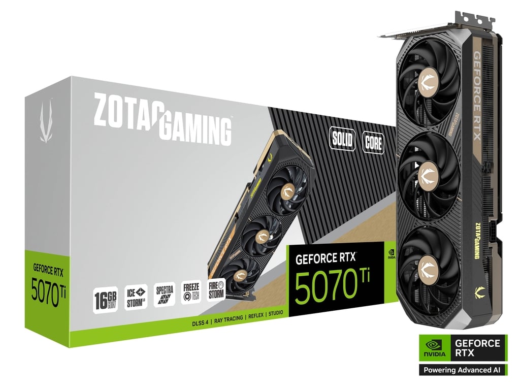 ZOTAC SOLID CORE RTX 5070TI 16GB OC